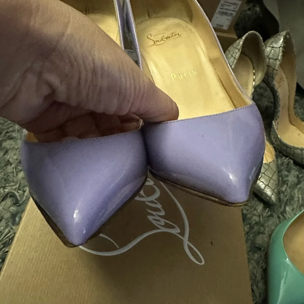 Pigalle Follies 100 Patent (color hortensia) - Picture 4 of 12